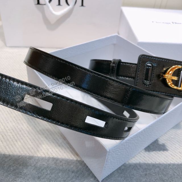 Dior皮帶 迪奧19秋冬新品 油蠟皮 Dior女士皮帶  xfp2134